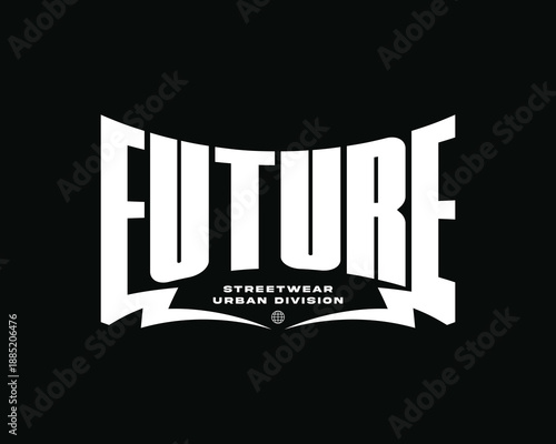 Creative Urban streetwear concept graphic tee vector design template