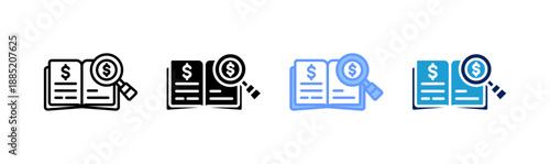 tracking icon set multiple style collection