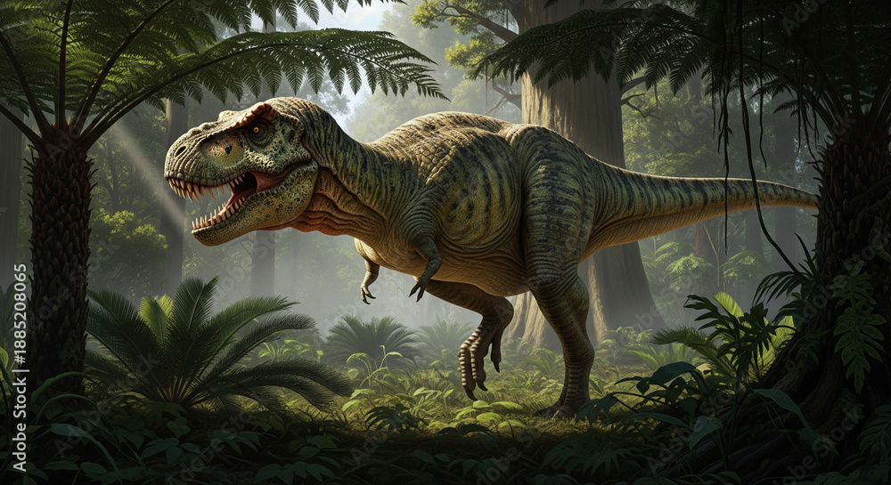 Fototapeta premium t rex dinosaurs