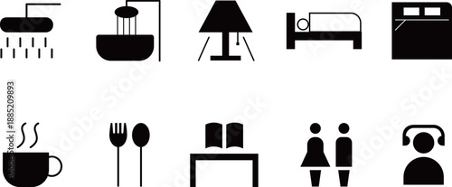 House Sign 家用サインアイコン / Interior Icon Set