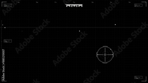 Wallpaper Mural Military gui war stock footage with hud animation for science fiction production in digital environment Torontodigital.ca