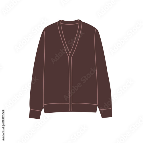 Flat vector illustration set of various jackets and outerwear styles. Clean outlines with soft muted colors . Ideal for fashion projects, icons, catalogs, apps, and branding.