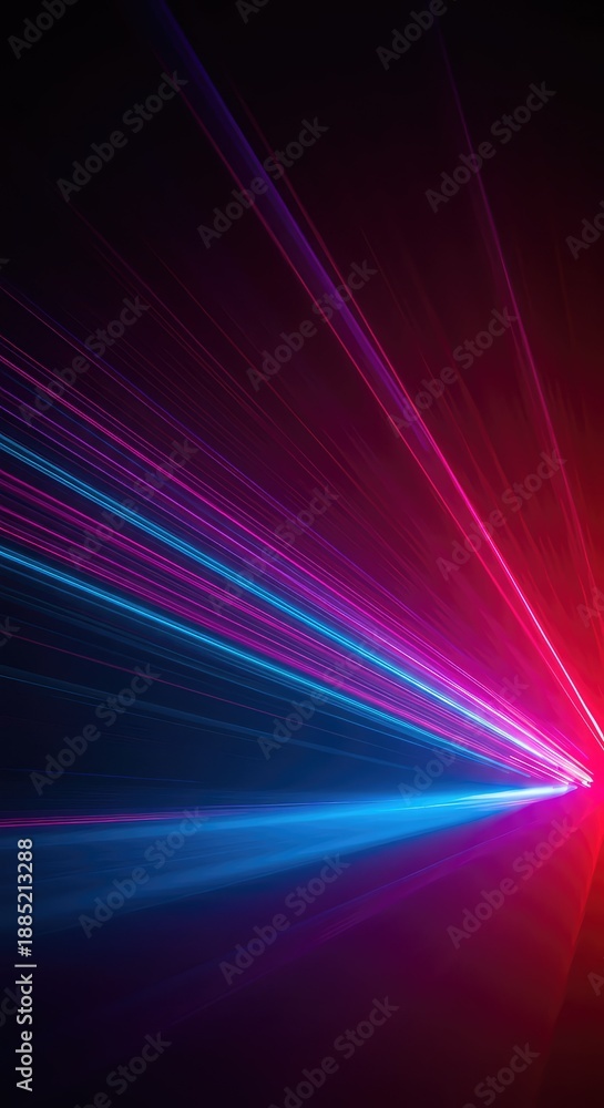 Obraz premium A vibrant, blurred optical effect creating dynamic residual light streaks, illustrating visual memory and transient perception ,light ,high contrast ,movement