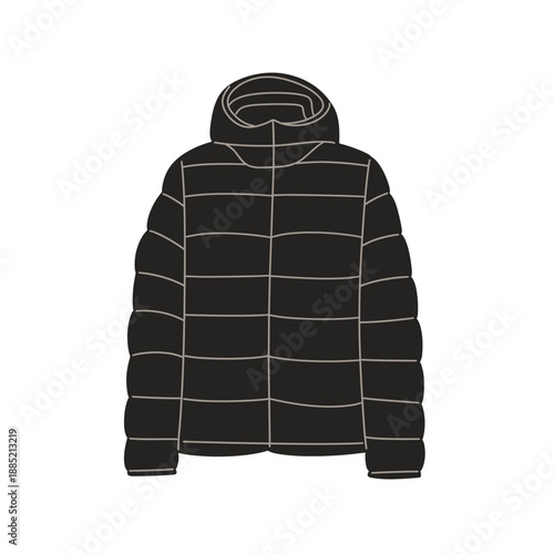 Flat vector illustration set of various jackets and outerwear styles. Clean outlines with soft muted colors . Ideal for fashion projects, icons, catalogs, apps, and branding.