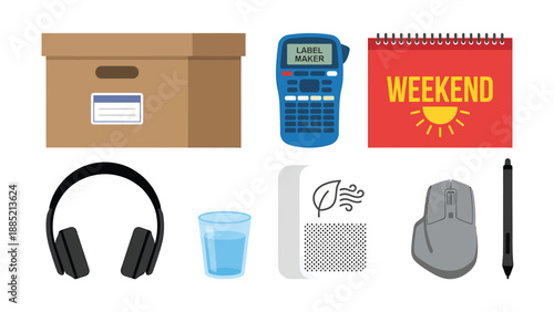 Workspace Essentials: Home Office Organization and Relaxation Elements