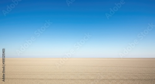 Expansive natural backdrop showing the clear demarcation between the vast empty sky and the smooth, distant earth line ,clear ,space ,open