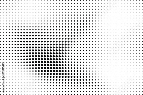 Halftone dot background pattern with gray gradient effect and retro comic style graphic design art