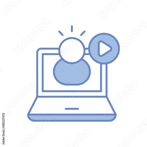 Video Lecture vector icon