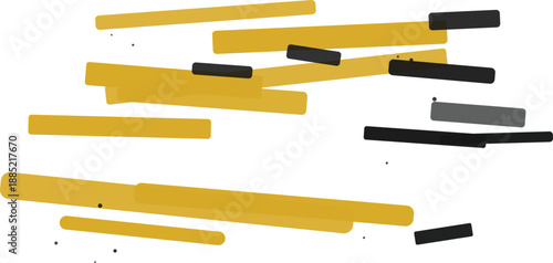 Mustard and charcoal abstract rounded rectangles and dots background black