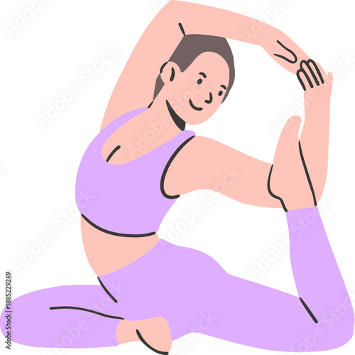 Yoga Poses Vector