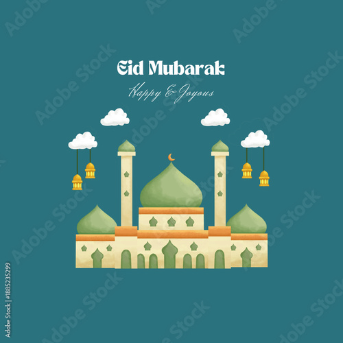 ramadan kareem in arabic calligraphy greetings with islamic beautiful pattern, translated "happy ramadan" you can use it for greeting card, calendar, flier and poster - vector illustration 
