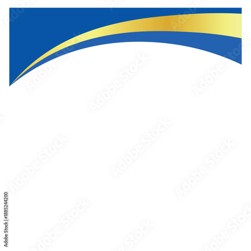 Free Download Golden Blue Header - GFXLoad