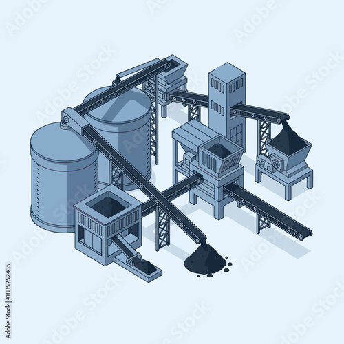 Industrial Crushing Plant Machinery Equipment.