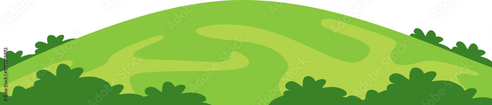 Obraz premium Spring Greenfield Landscape 