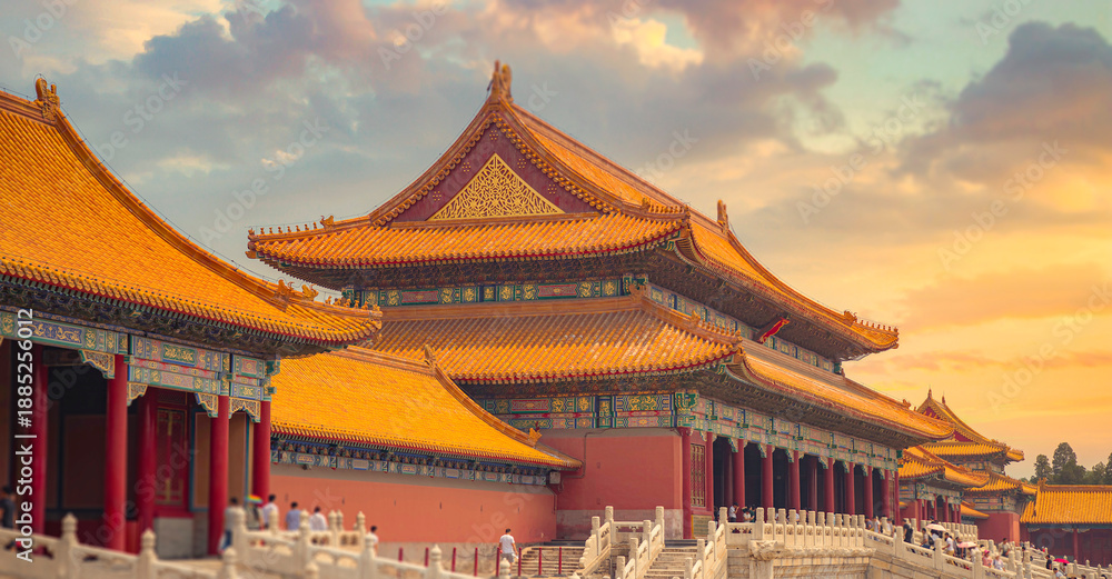 Fototapeta premium The Imperial Palace in Beijing, China