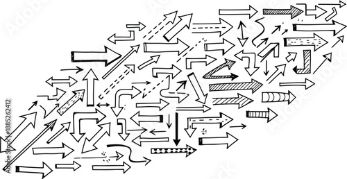 Complex network flow diagram