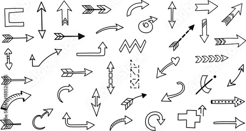 Versatile directional arrows set