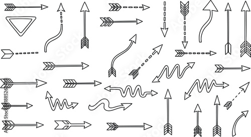 Arrow collection for direction and flow