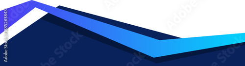 Blue Modern Business Footer