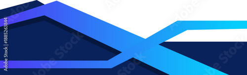 Blue Modern Business Footer