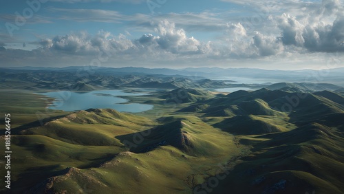 Beautiful, unpopulated serene landscape showing true beauty of nature 