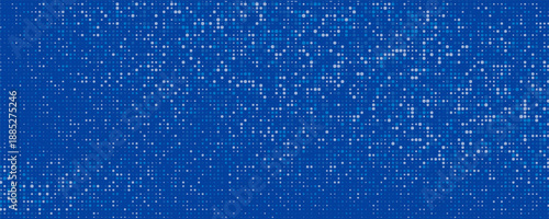 Abstract Dotted Blue Tech Finance Fintech Background Abstract Pixel Pattern. Abstract Business Tech Science Vector Backdrop Modern Abstract