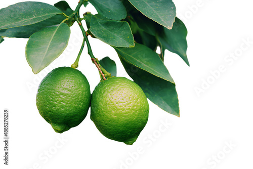 Wallpaper Mural two limes hanging from a tree branch Torontodigital.ca