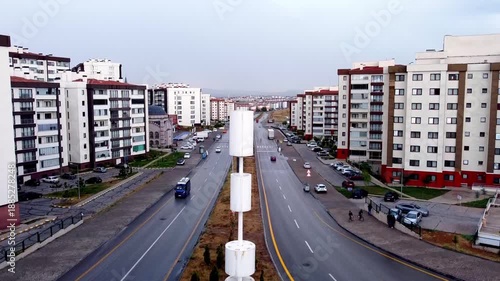 Mobile Communication Tower Providing Network Coverage in City