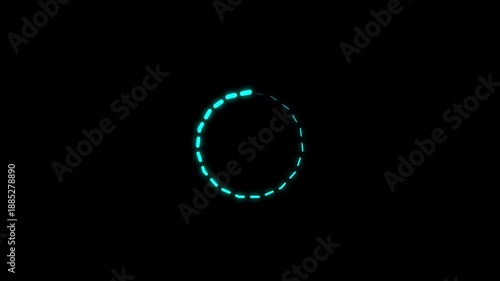 Line circle loading animation, loading circle line Circular Line Loading Spinner Animation. Animated of circle loading icon video. 4k graphic footage
