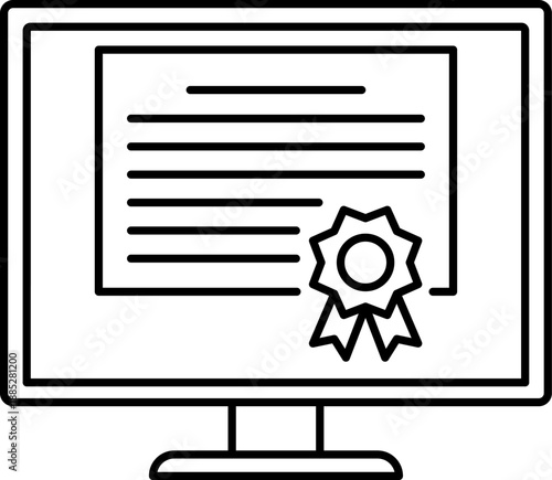 Remote work and freelancing icons set. Laptop, coffee, home office, tasks, deadlines, time management, online calls symbols and sins collection.