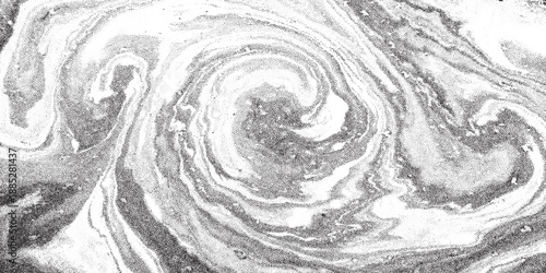 Swirl marble bg in halftone manner with stipples. Acrylic fluid art pattern with dotted marbel texture. Dotwork abstract vector illustration. Background with pointillism effect