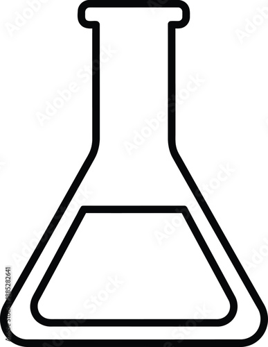 Healthcare laboratory equipment erlenmeyer flask for medical research and diagnostics