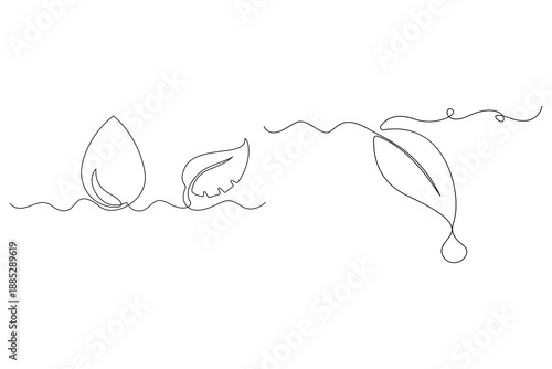 Continuous one line drawing of flame symbol energy and fire concept vector illustration
