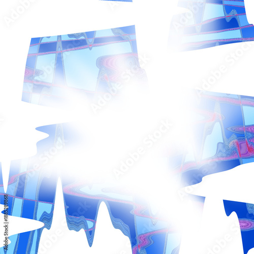 An abstract wavy gradient blur burst overlay background border vignette design element.
