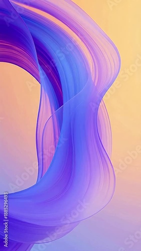 Purple-BlueCurveonOrange-YellowGradient
