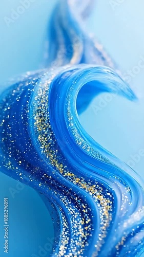 BlueWaveMotionwithShimmerEffect