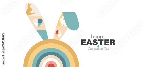 Happy Easter banner.