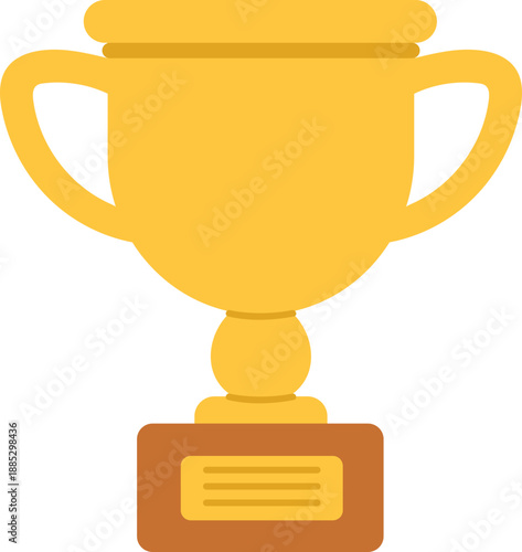 Golden Trophy Award Icon