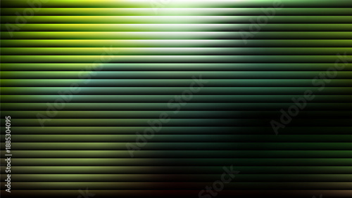 An abstract digital artwork featuring gradient lines, vibrant colors, and dynamic shapes, creating a futuristic visual effect from a close-up viewpoint in a modern environment