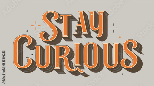 Vibrant typography design featuring an inspirational message