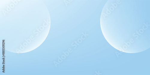 Abstract blue background with smooth, overlapping circular shapes. The background is light blue with a gradient, creating a soft texture. Gradient aesthetic. Blue background with copy space.