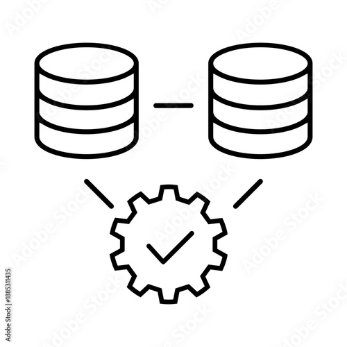 Maintenance vector icon. Technical support Illustration sign. Installing updates symbol. Bow logo.