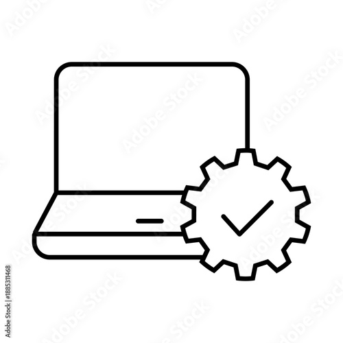 Maintenance vector icon. Technical support Illustration sign. Installing updates symbol. Bow logo.