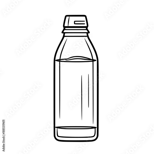 Vintage Vigor: Timeless Aroma Bottle | Clean, isolated vector art for creative projects.
