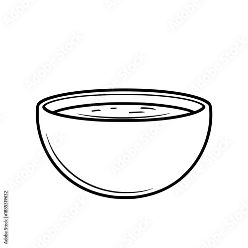 Elegant Silhouette Soothing Cup Tea | Clean, isolated vector art for creative projects.