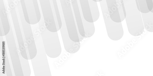 Modern Abstract white background design with layers of textured white transparent material in triangle and squares shapes. White overlap technology concept geometric line vector background.