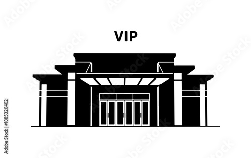 VIP Entrance Design Illustration