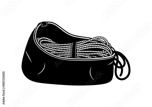 Black Handbag with Chain Strap