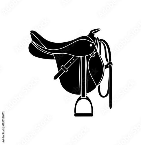 Horse Saddle Illustration