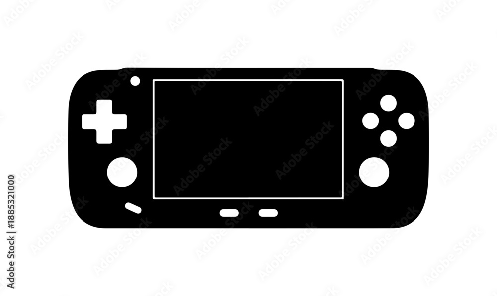 Obraz premium Handheld Gaming Console Design